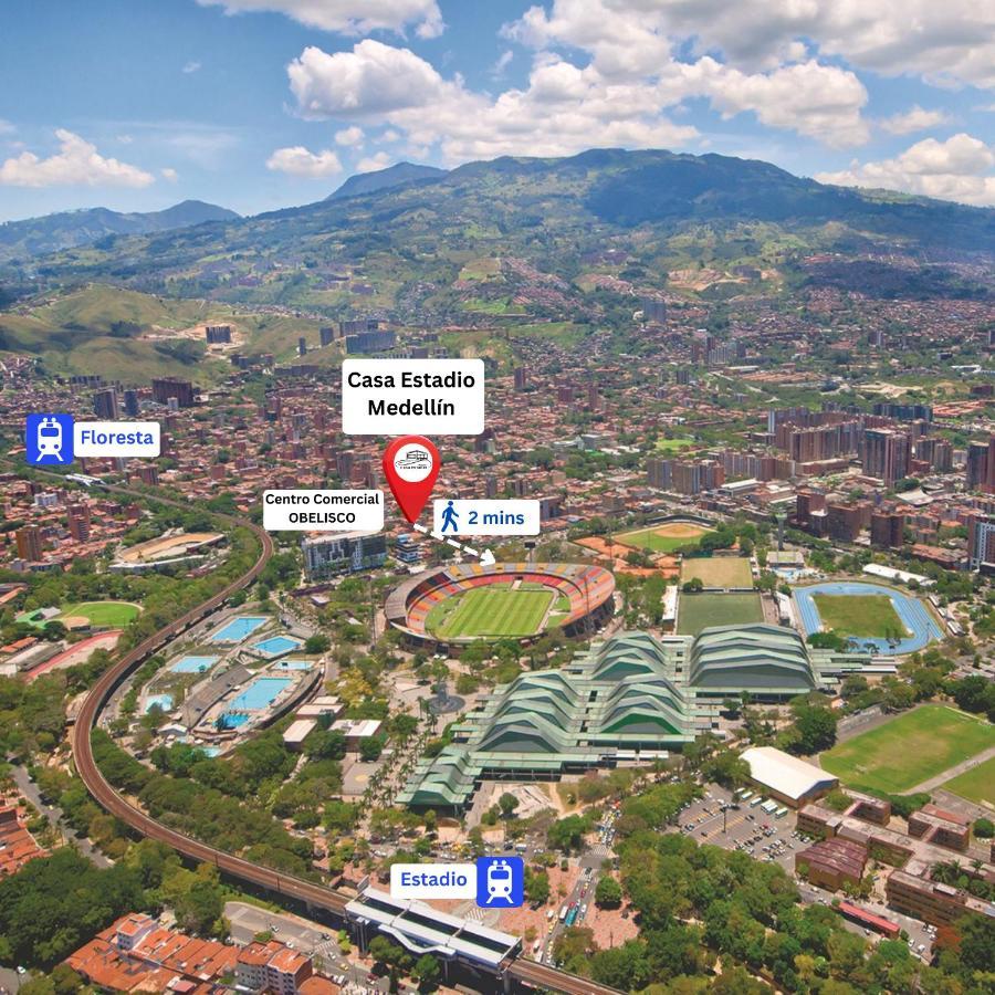 Casa Estadio Medellin ! Apartamentos Renovados En Excelente Ubicacion Laureles Estadio Eksteriør billede